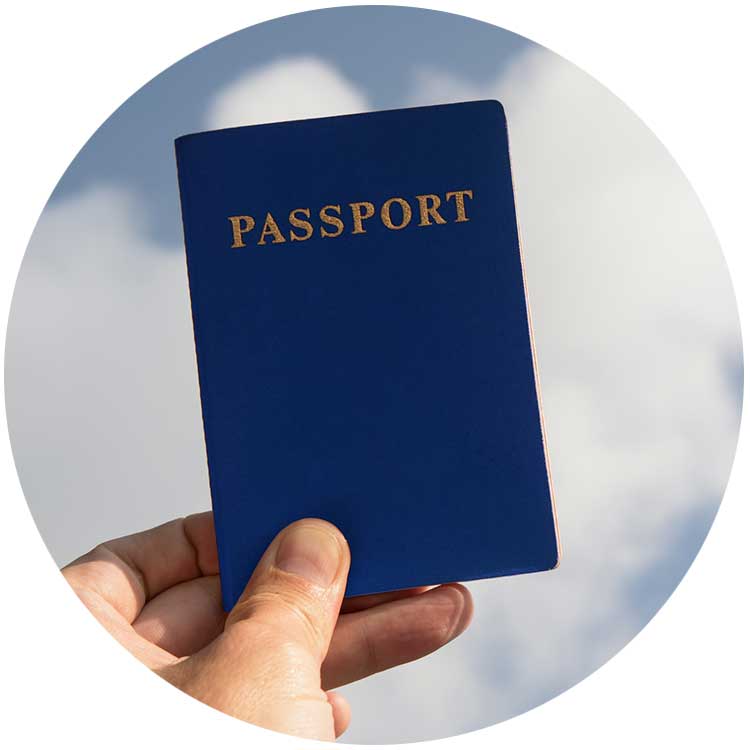 Passport photo indicative image